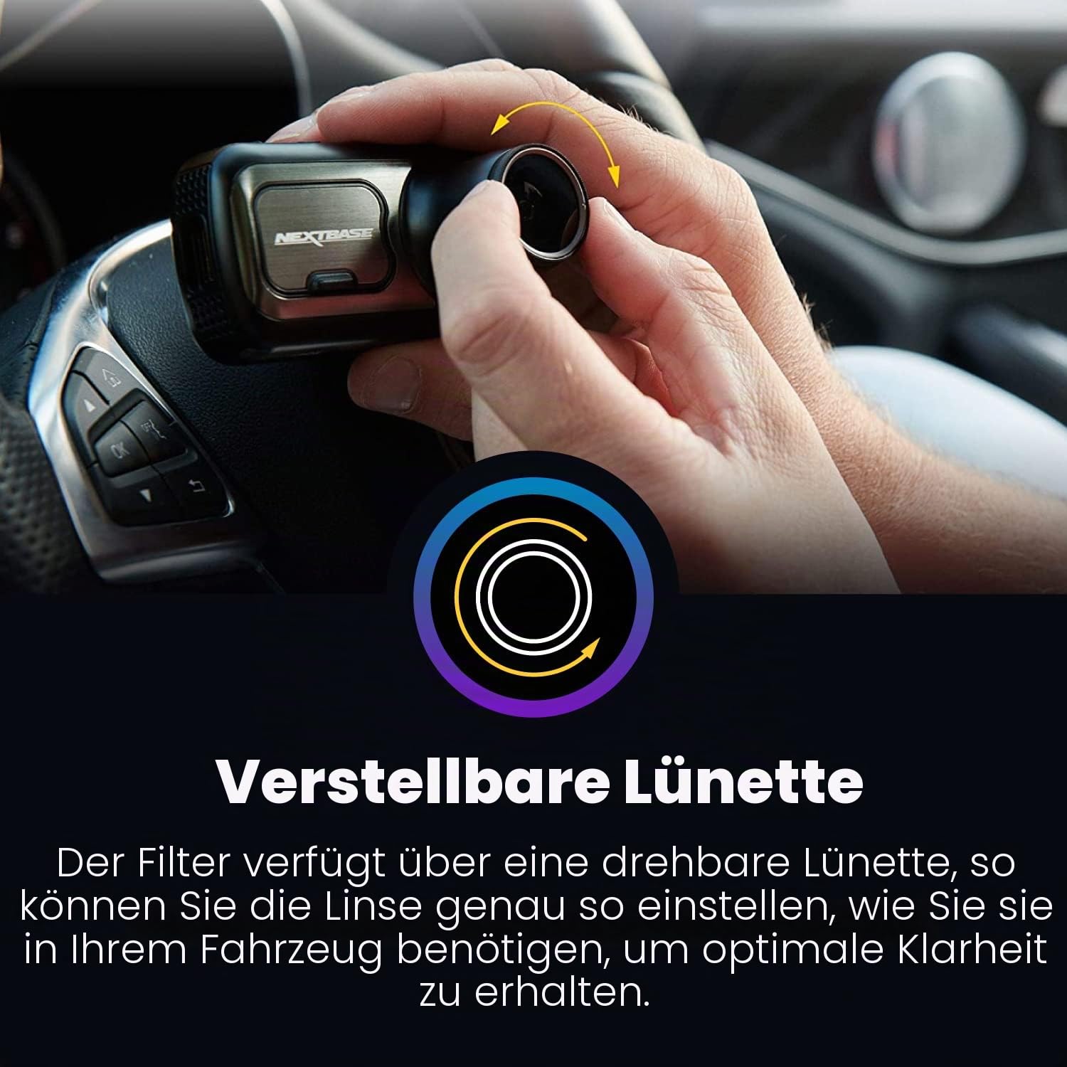 nextbase-serie-2-polarisationsfilter-gegen-blendung-und-reflexion image 4
