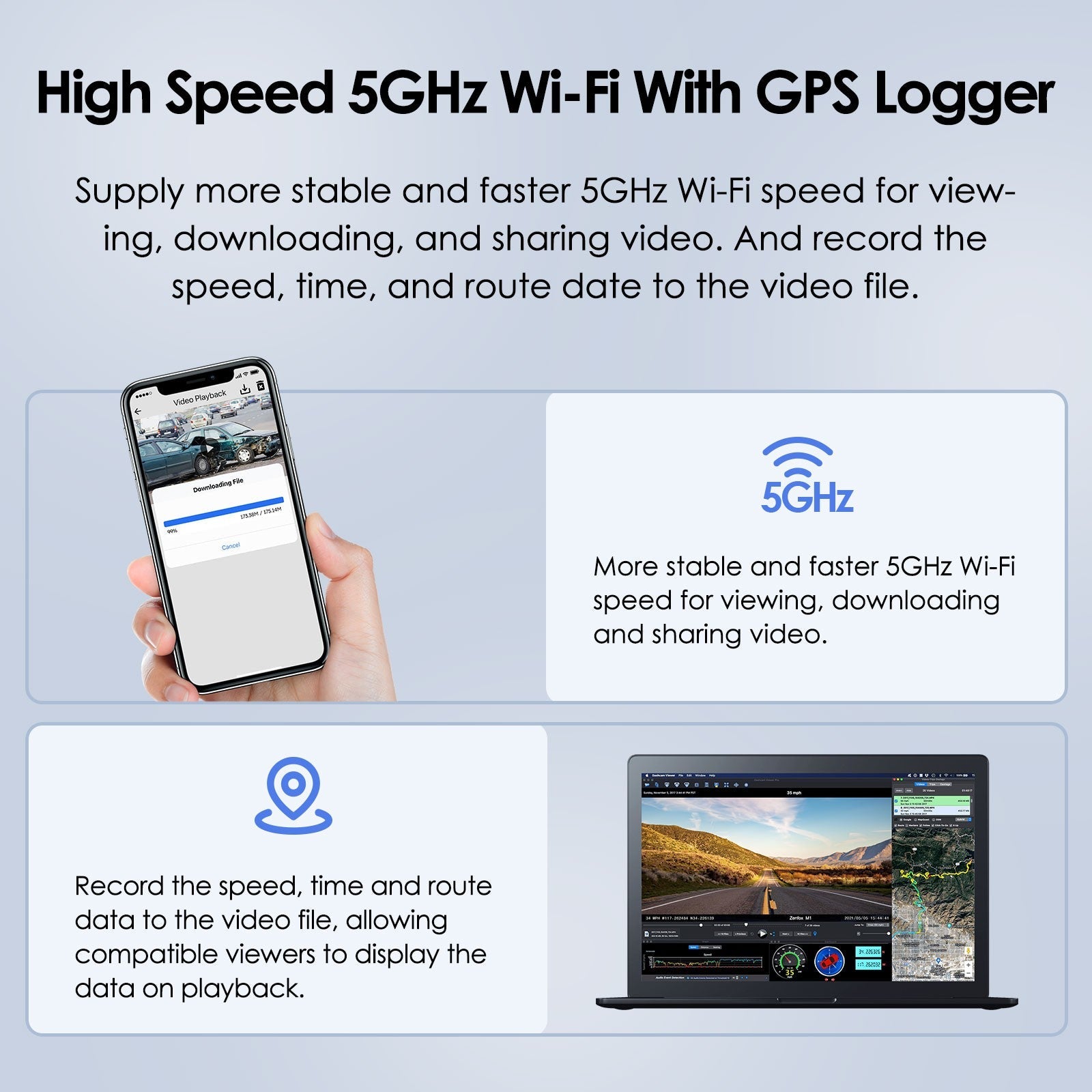 viofo-a139-3ch-3-kanal-dashcam-front-2k-innen-heck-1080p-wifi-gps image 4