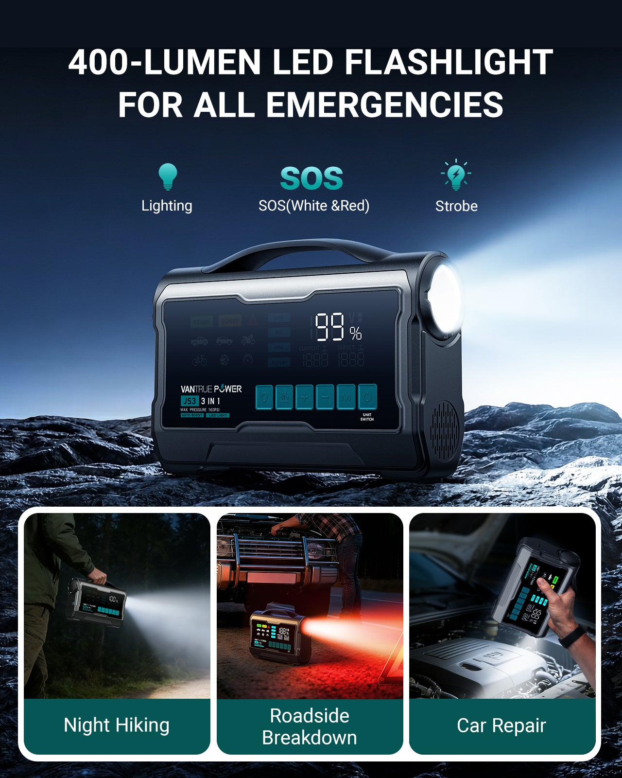 vantrue-js3-all-in-one-starthilfe-kompressor-powerbank-65w image 5