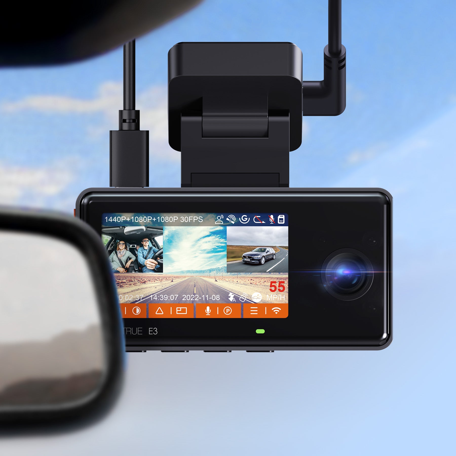 vantrue-element-3-general-berholt-3-kanal-dashcam-mit-sprachsteuerung image 4