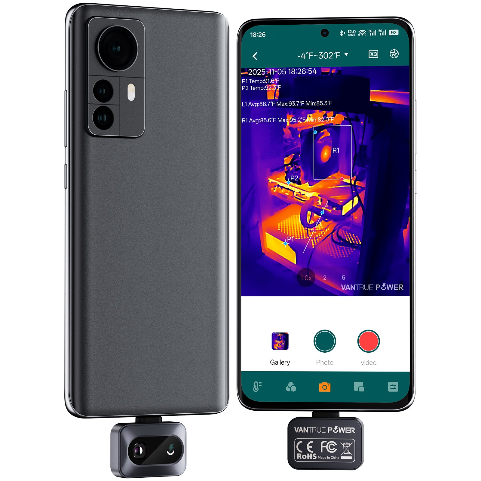 vantrue-ts1-power-thermal-camera-w-rmebildkamera image 2