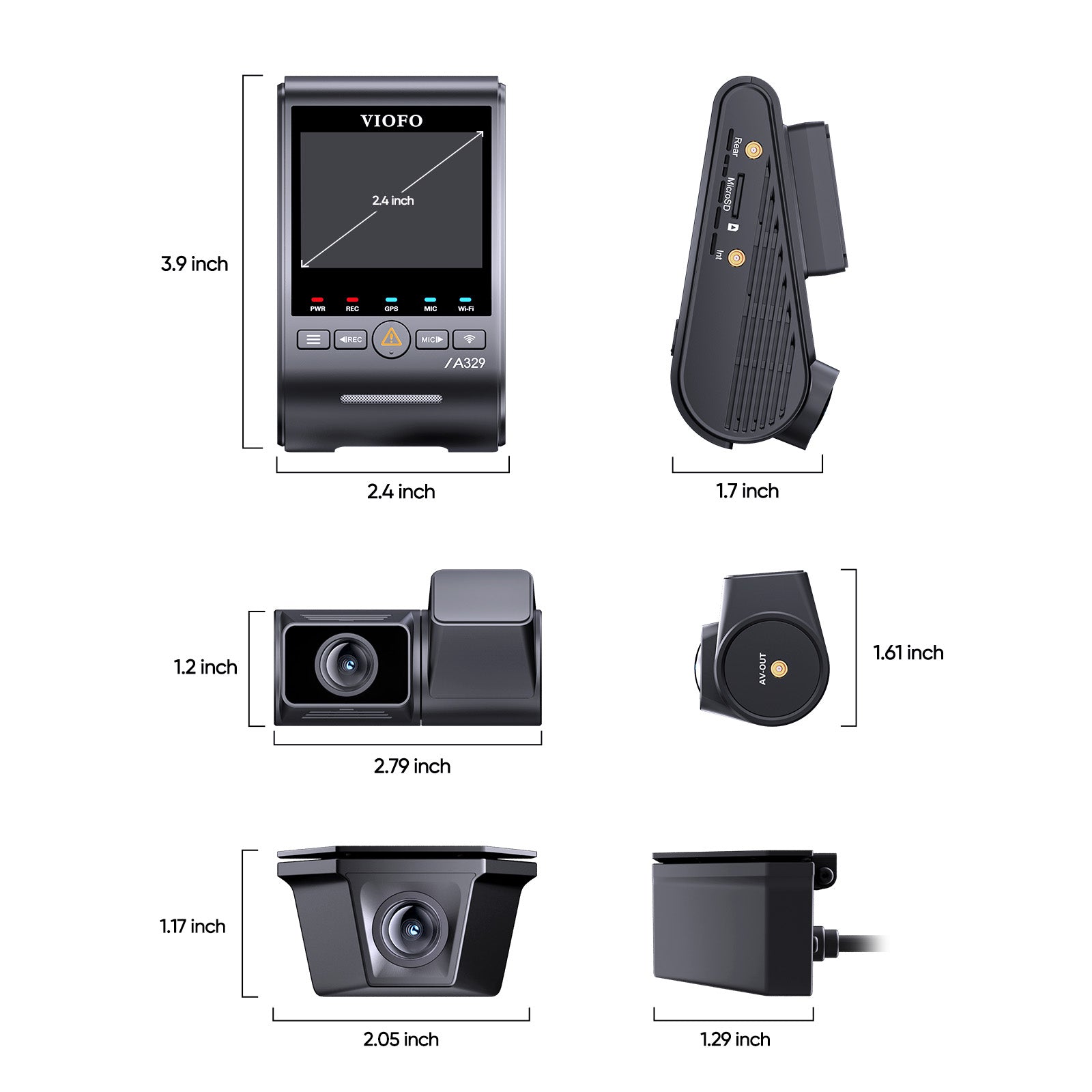 viofo-a329tw-3ch-dashcam-4k-front-2k-telefoto-2k-wasserdicht-heck image 5