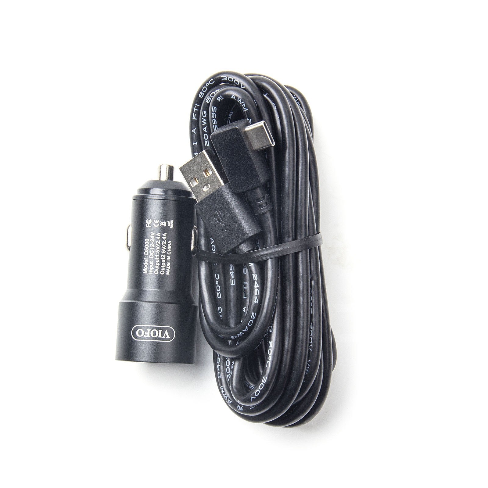 viofo-vs1-type-c-dual-usb-autoladeger-t-mit-3-5-m-stromkabel image 3