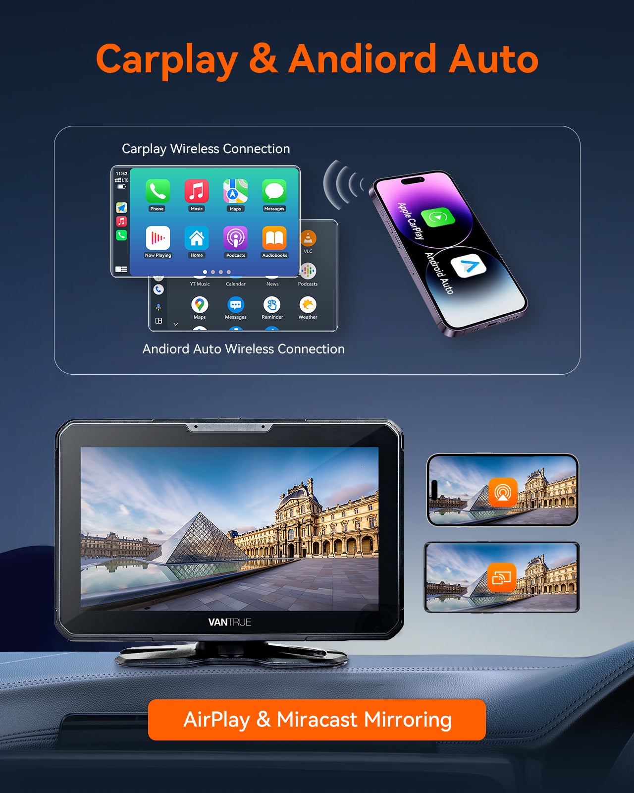 vantrue-pilot-1-carplay-display-7-zoll-full-hd-mit-android-auto image 4