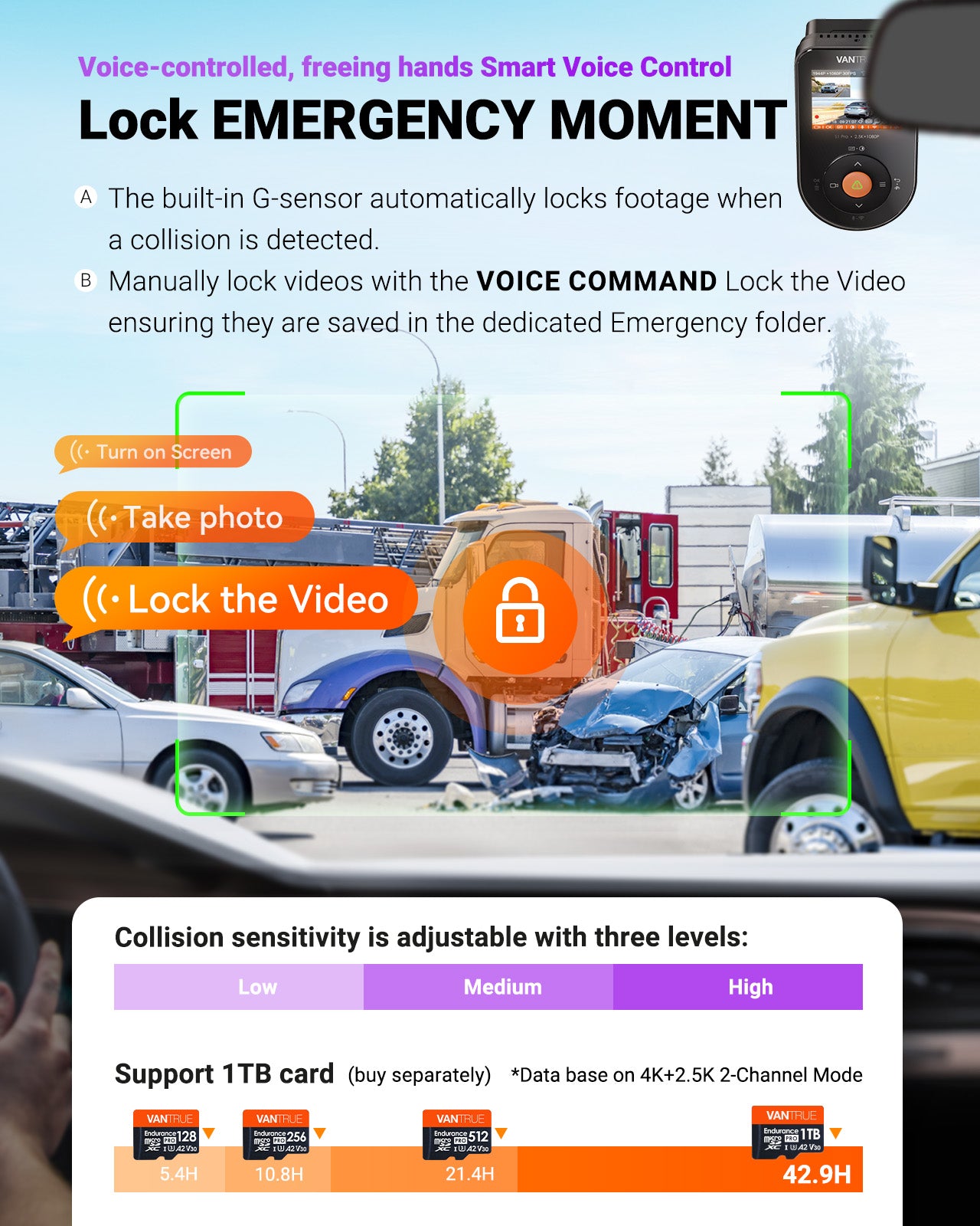 vantrue-s1-pro-max-1ch-dashcam-dual-4k-sony-starvis-2-hdr image 4