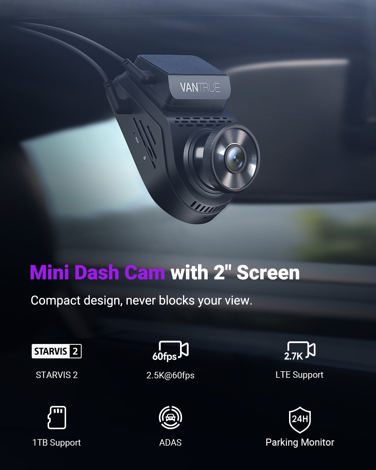 vantrue-s1-pro-1ch-dashcam-2-5k-1080p-mit-sony-starvis-2-und-hdr image 5