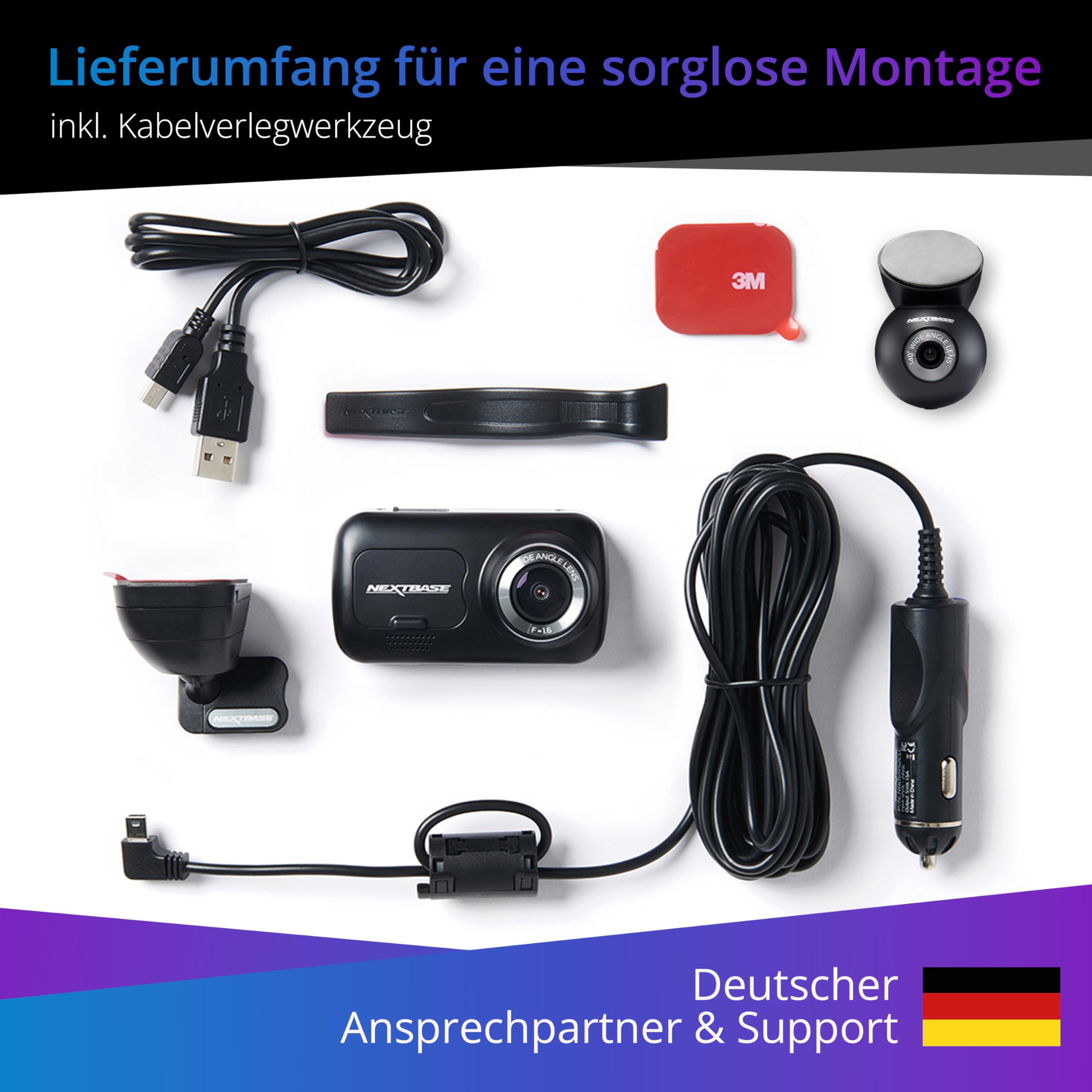 nextbase-222xr-dashcam-vorne-hinten-1080p-hd-park-berwachung image 8