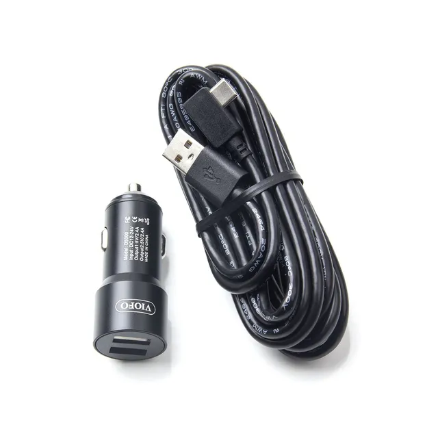 viofo-vs1-type-c-dual-usb-autoladeger-t-mit-3-5-m-stromkabel image 1
